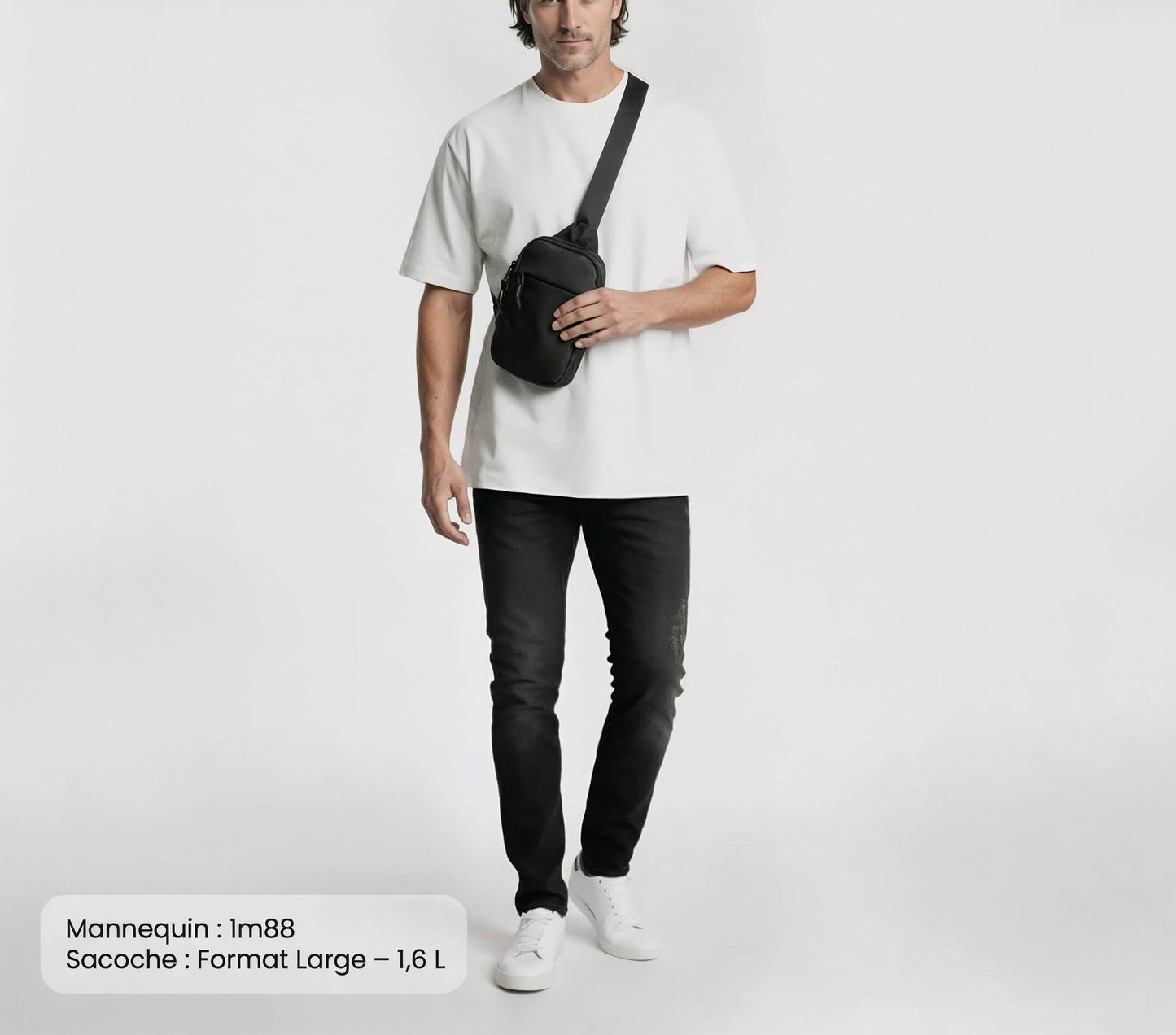 Sling-väskan buren crossbody