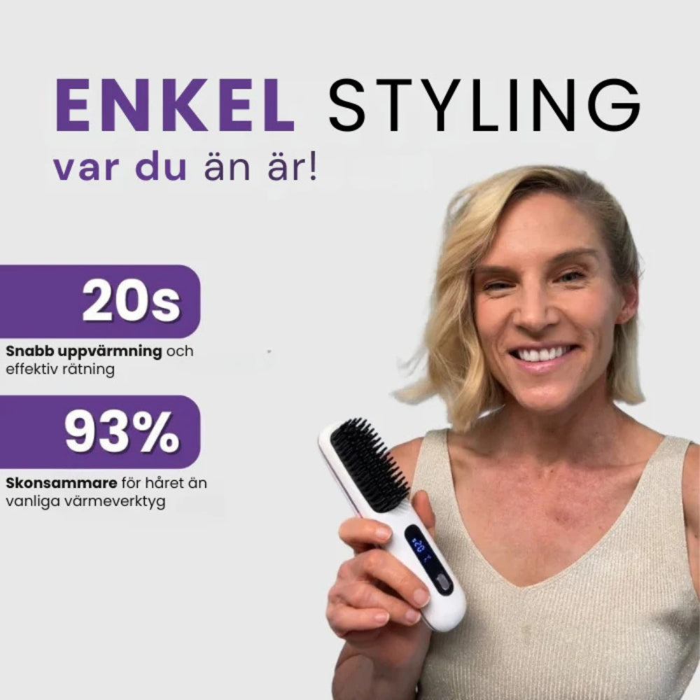 NOVA bärbar stylingborste - Stylaire