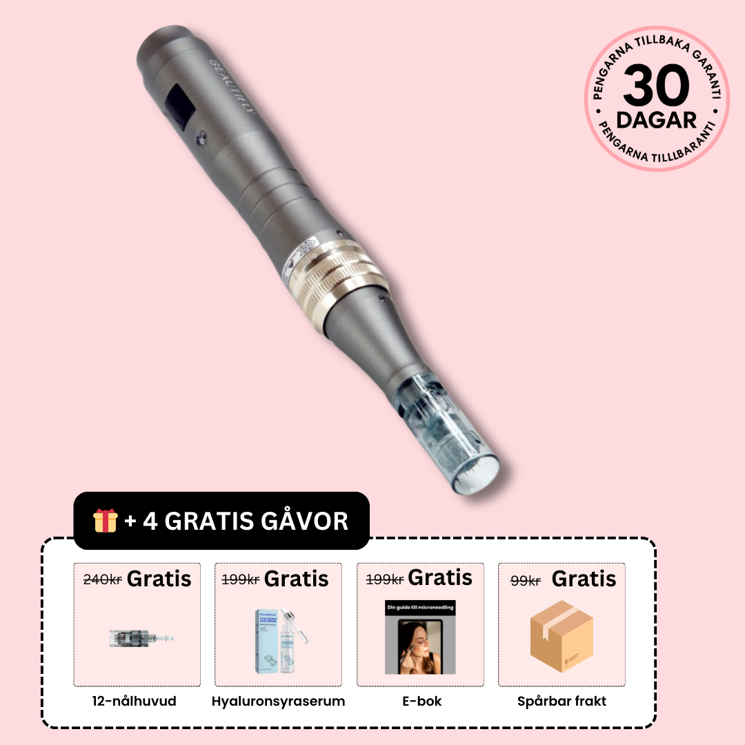Professionell dermapen + 4 gratis gåvor