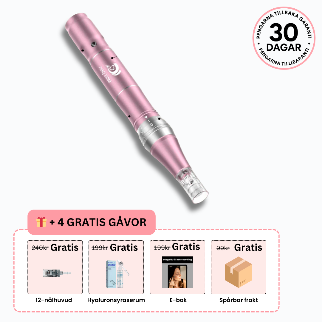 Professionell dermapen + 4 gratis gåvor