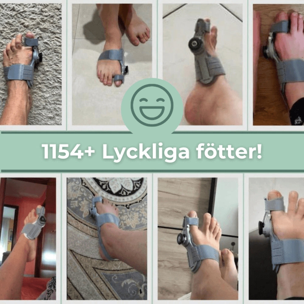Mjuk Justering Och Smärtlindring För Hallux Valgus