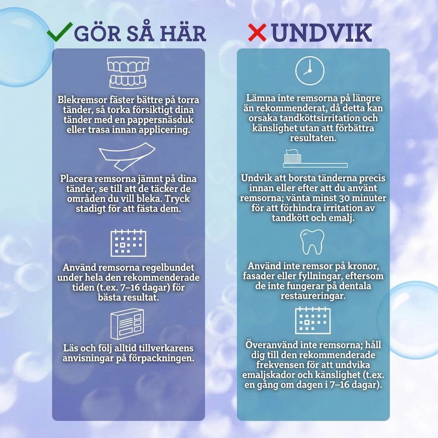 Nova Tandskärpande Strips