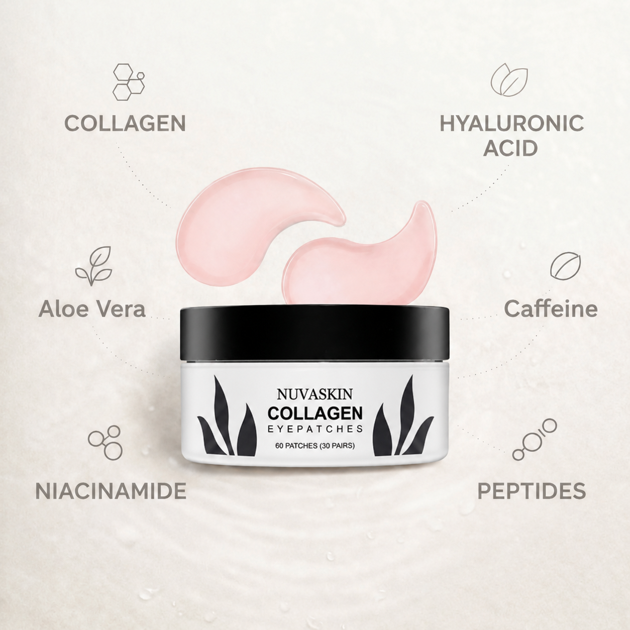Nova Collagen EyePatch — Återfuktande Ögonmask