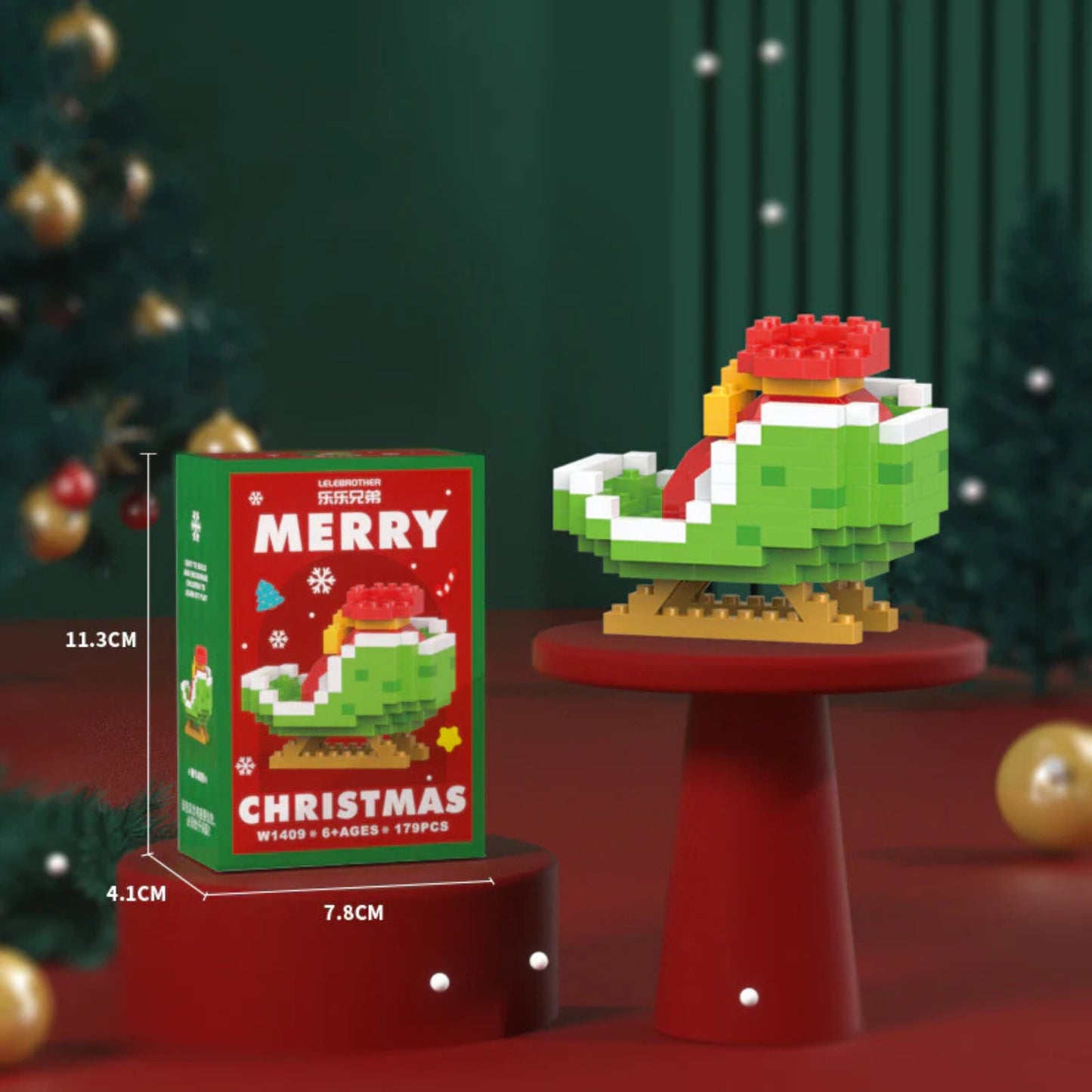 SANTA BYGGBLOCK™ – 12 KREATIVA JULFIGURER FÖR FAMILJEN