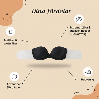 Dina fördelar – osynlig push-up BH