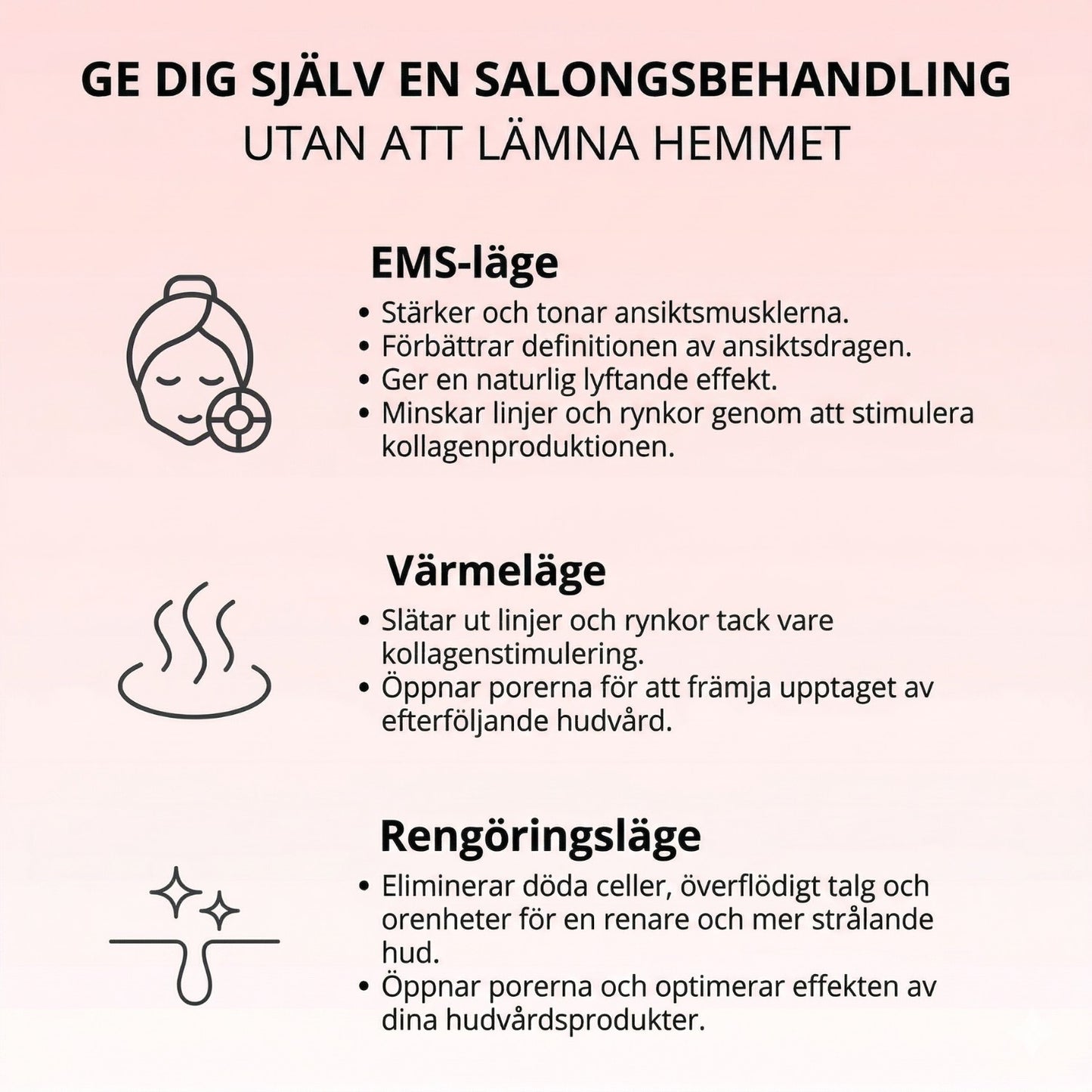 Nova 7-i-1 LED-enhet för ansiktsskulptering