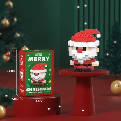 SANTA BYGGBLOCK™ – 12 KREATIVA JULFIGURER FÖR FAMILJEN