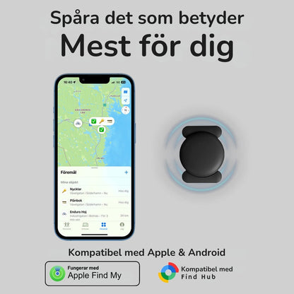 Smart GPS‑spårare för bil, nycklar, väskor och värdesaker
