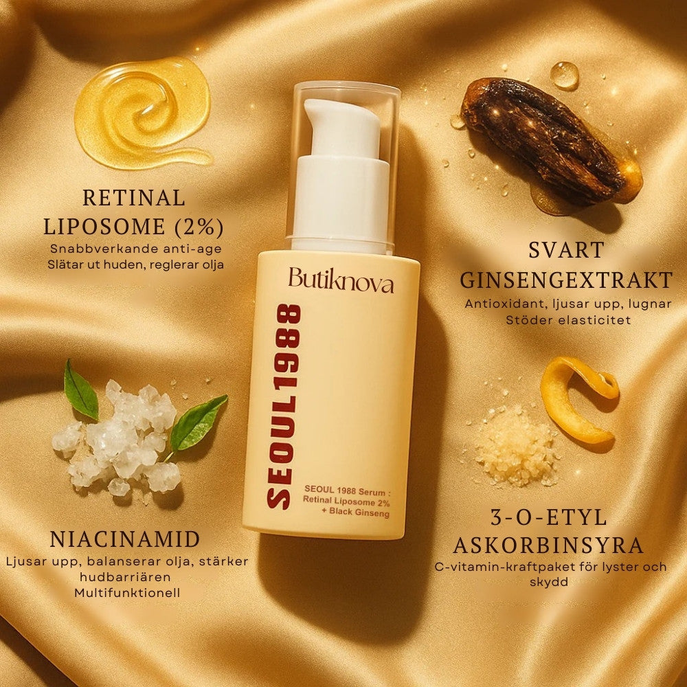 Butiknova – Serum: Retinal Liposom 2% + Svart Ginseng