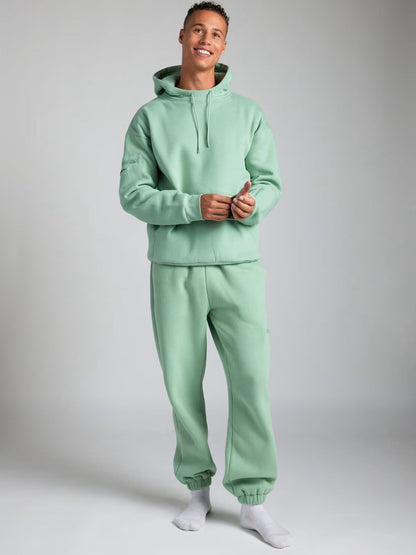 Rese-hoodie i flygplansläge