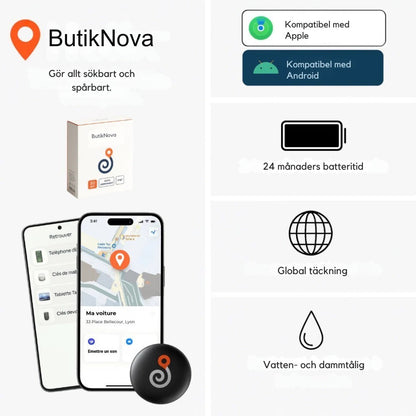 Nova™ GP90 | GPS-Tracker  (Android/Apple)