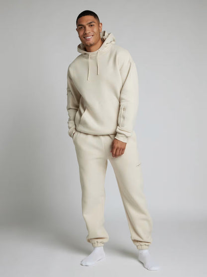 Rese-hoodie i flygplansläge