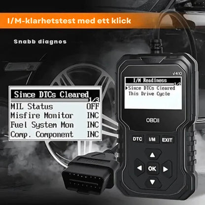 Snabb bilscanner för feldiagnos OBD2