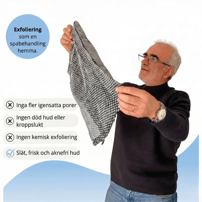 NOVA antibakteriell exfolierande duschhandduk