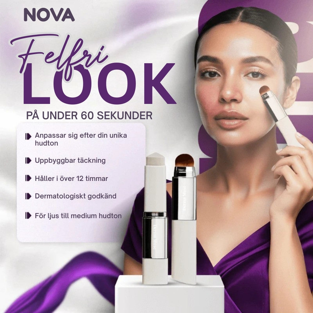 Nova™ koreansk färgförändrande foundation-stick