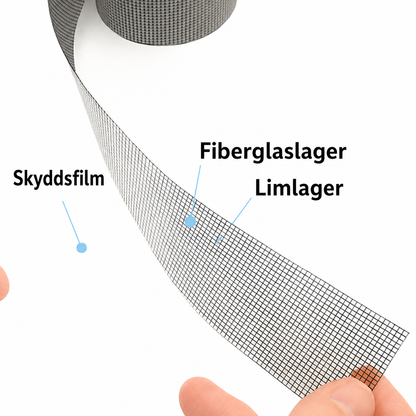 Fiberglaslager och limlager