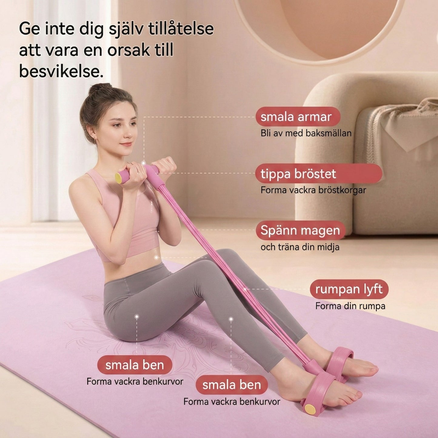 ButikNova™ Träningsanordning med motståndsband
