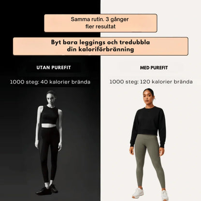 PureFit 3D Sculpt Leggings – Bekväm Passform