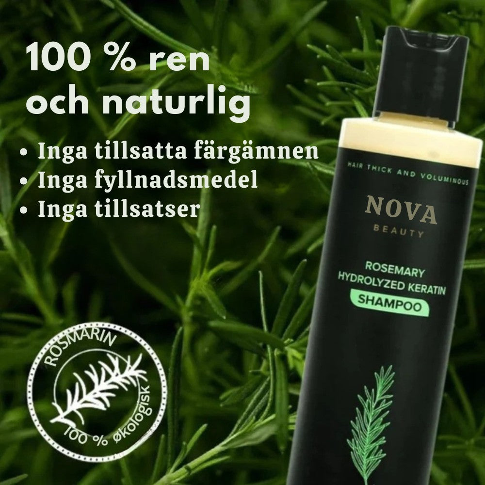 Ekologiskt rosmarinschampo för hårväxt