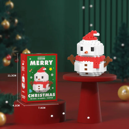 SANTA BYGGBLOCK™ – 12 KREATIVA JULFIGURER FÖR FAMILJEN