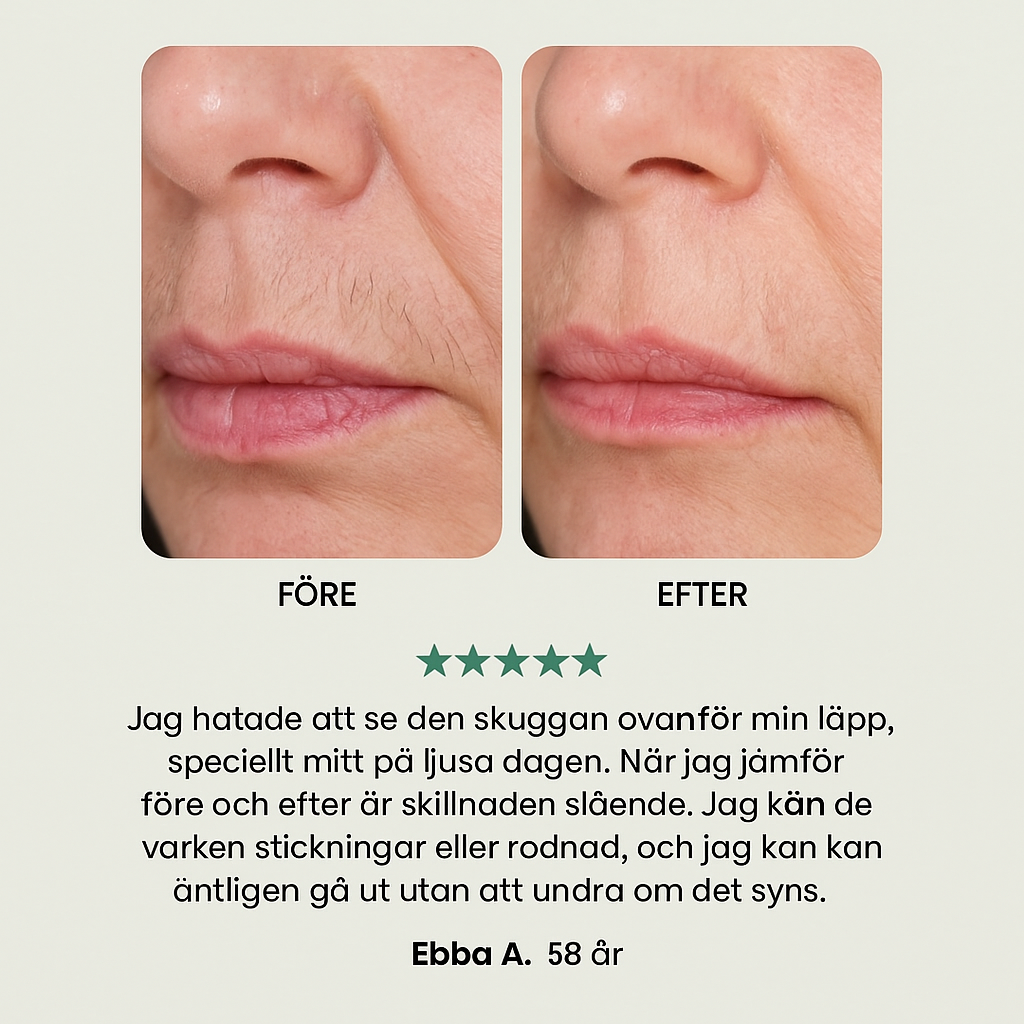 NOVA GlowTouch Pro - Före och efter Ebba
