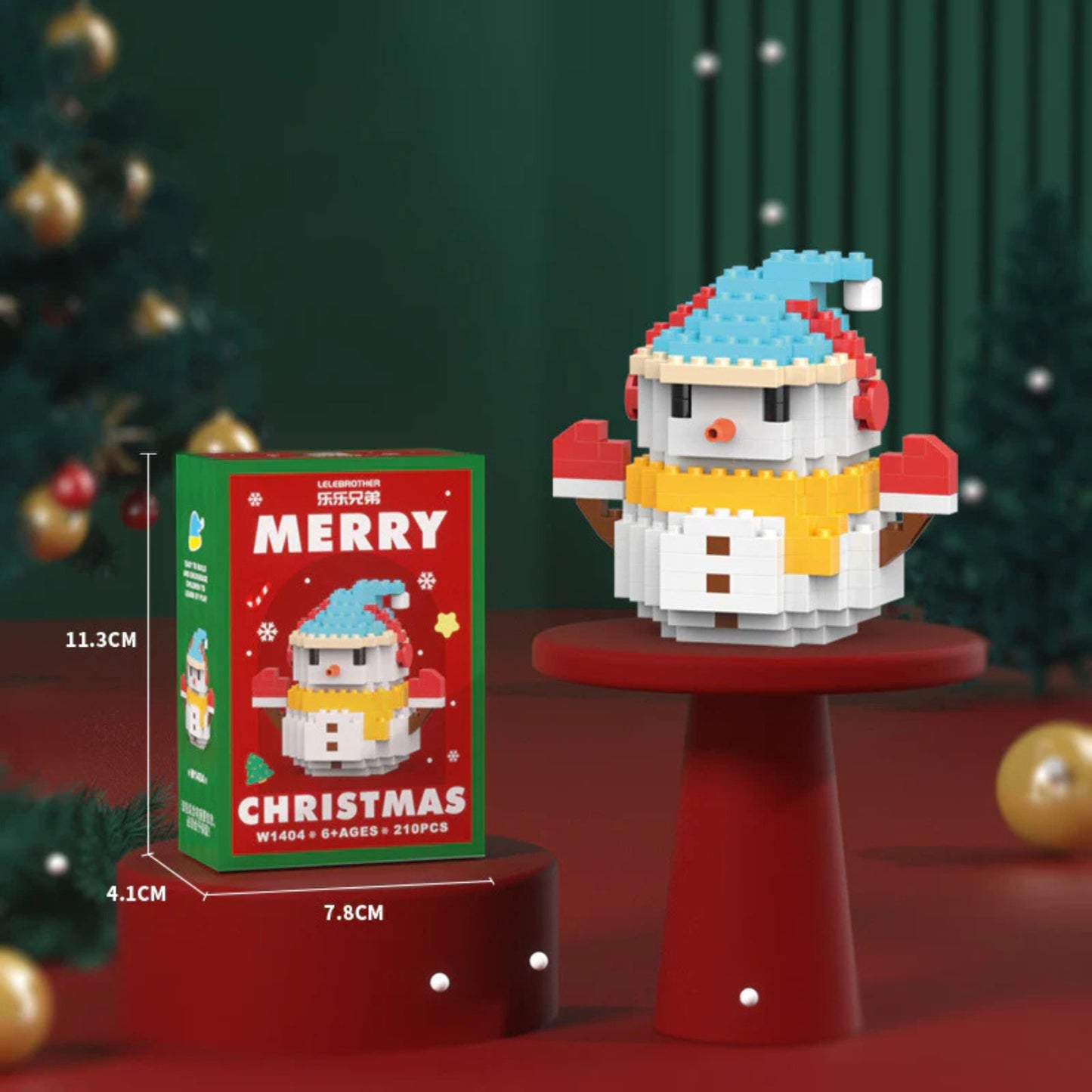 SANTA BYGGBLOCK™ – 12 KREATIVA JULFIGURER FÖR FAMILJEN