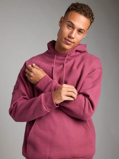 Rese-hoodie i flygplansläge