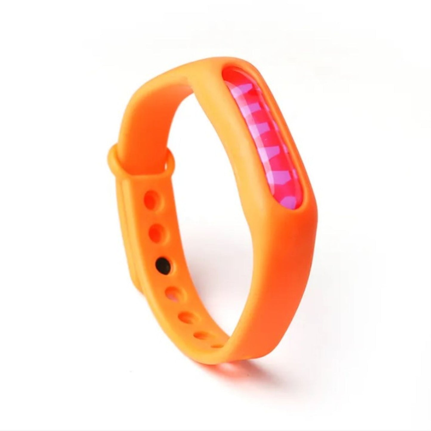 Orange myggarmband i silikon