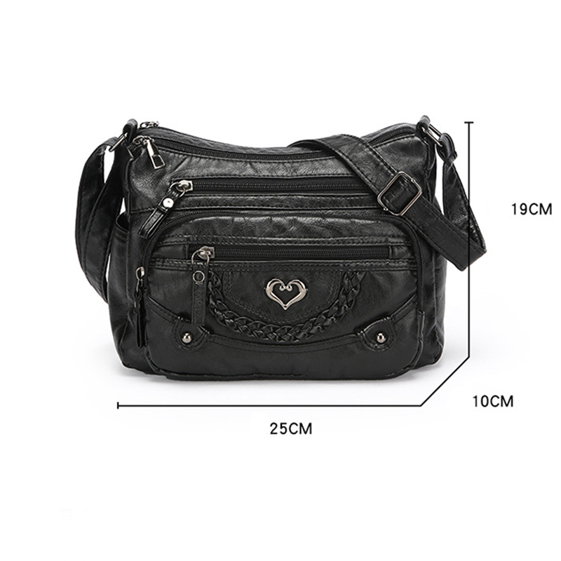 Mått på crossbody-väskan