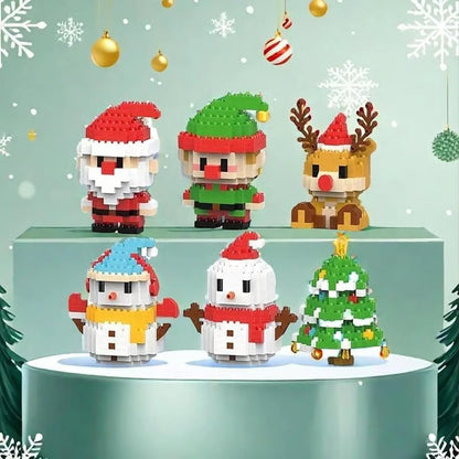 SANTA BYGGBLOCK™ – 12 KREATIVA JULFIGURER FÖR FAMILJEN