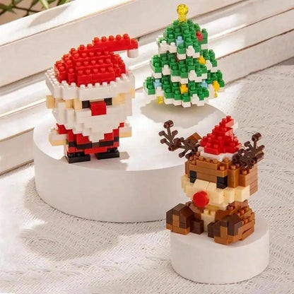 SANTA BYGGBLOCK™ – 12 KREATIVA JULFIGURER FÖR FAMILJEN