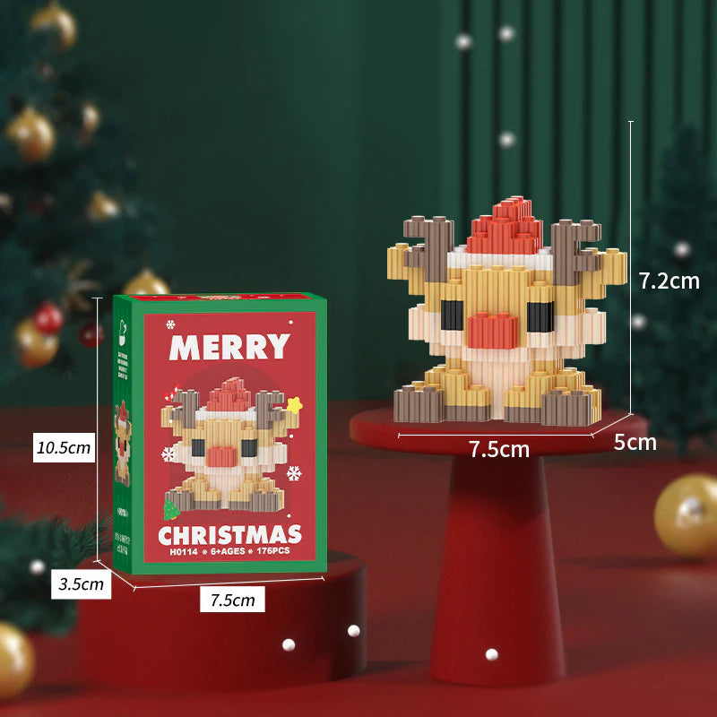 SANTA BYGGBLOCK™ – 12 KREATIVA JULFIGURER FÖR FAMILJEN