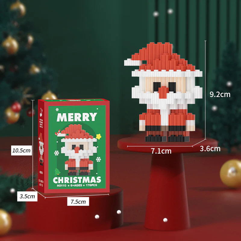 SANTA BYGGBLOCK™ – 12 KREATIVA JULFIGURER FÖR FAMILJEN