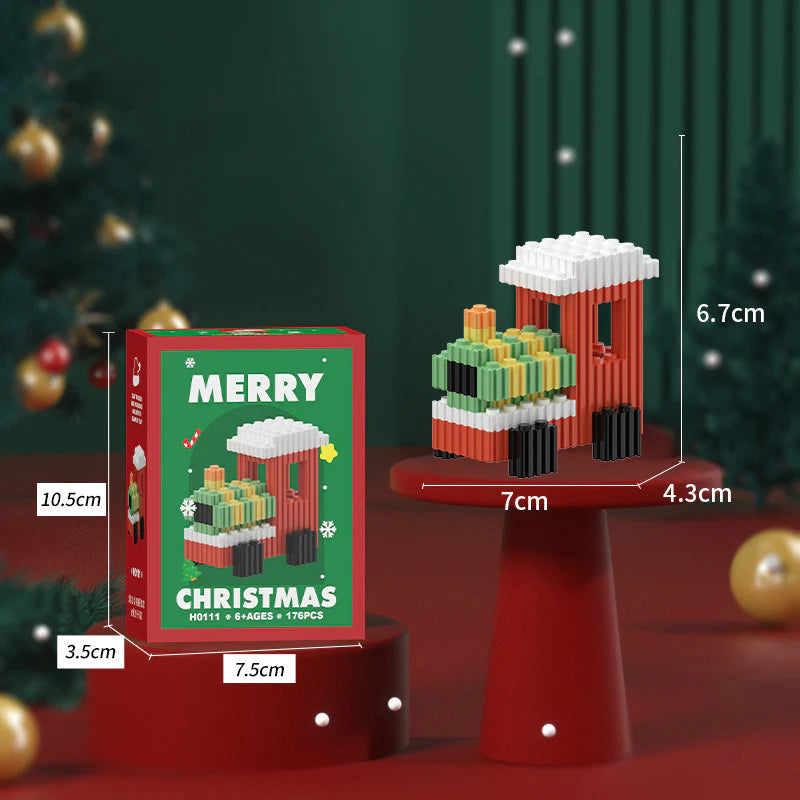 SANTA BYGGBLOCK™ – 12 KREATIVA JULFIGURER FÖR FAMILJEN