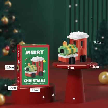 SANTA BYGGBLOCK™ – 12 KREATIVA JULFIGURER FÖR FAMILJEN