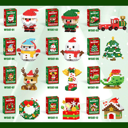 SANTA BYGGBLOCK™ – 12 KREATIVA JULFIGURER FÖR FAMILJEN