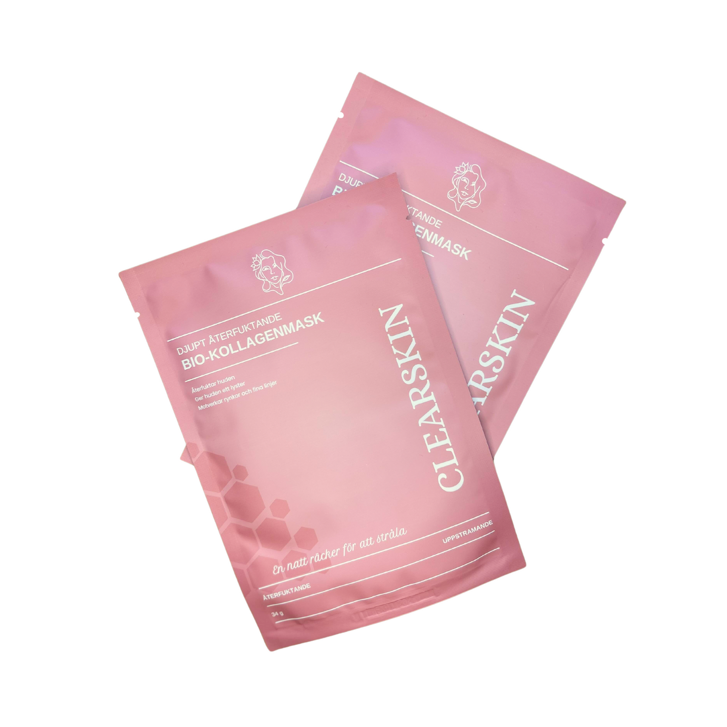 4 x  Bio-Kollagenmasker