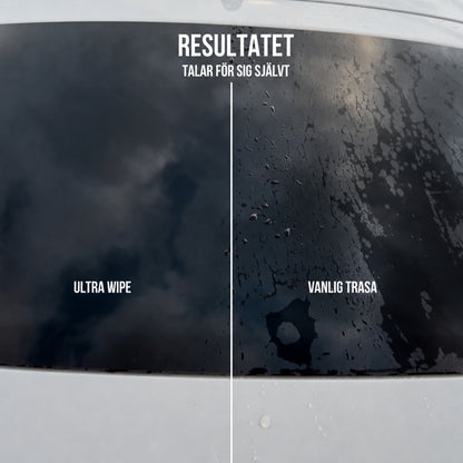 Ultra Wipe vs vanlig trasa