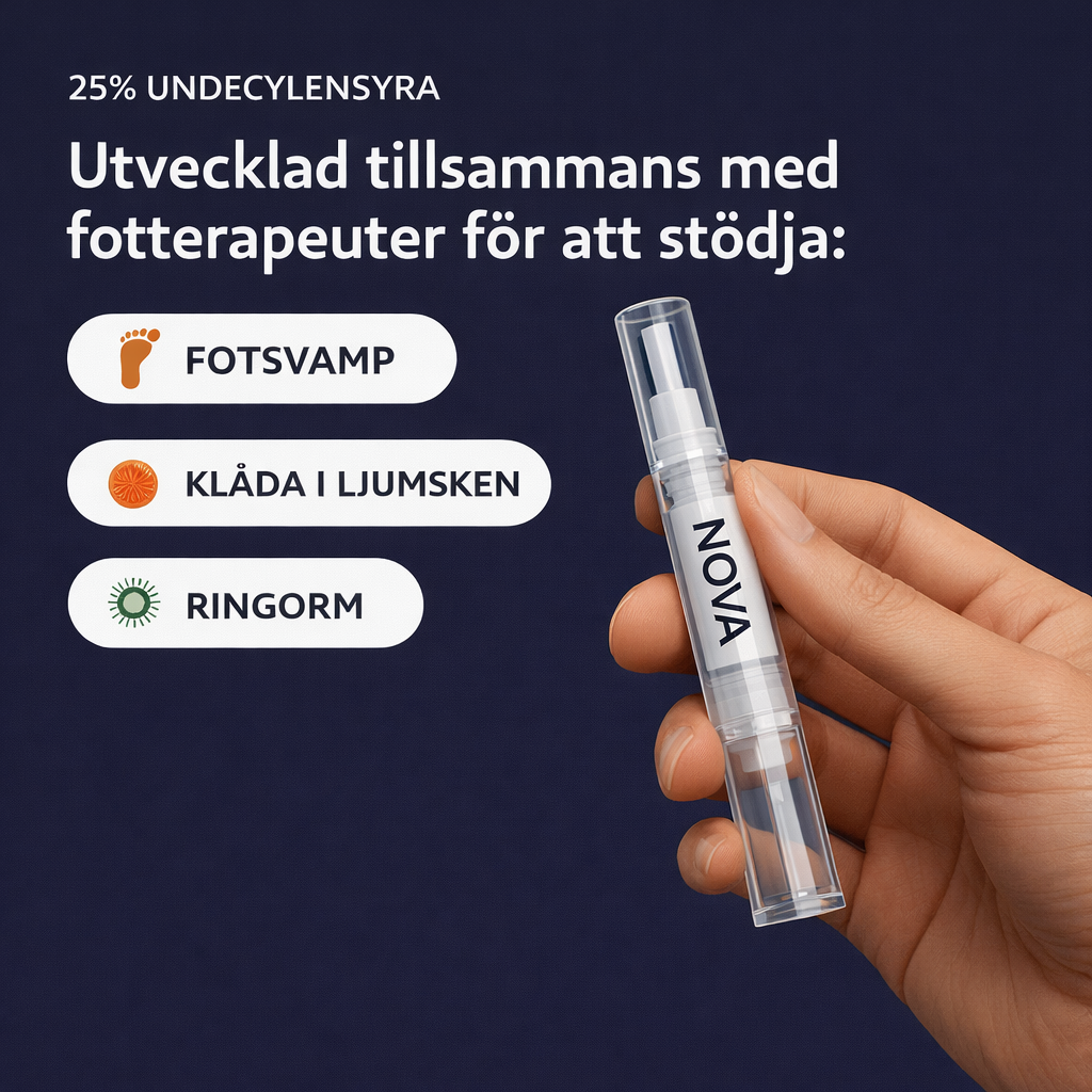 NOVA Antisvamppenna - användningsområden