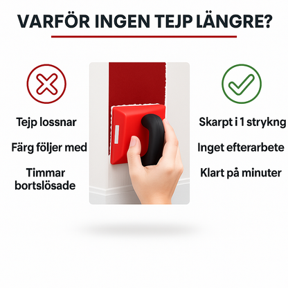 NOVA EdgeFlow Målarguide — skarpa kanter utan tejp