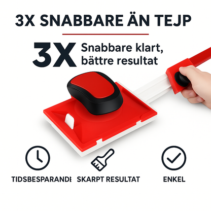 NOVA EdgeFlow Målarguide — skarpa kanter utan tejp