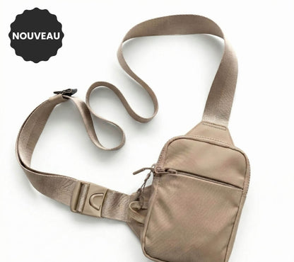 Sling-väska i sandbeige