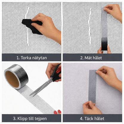 Så lagar du myggnätet – 4 steg