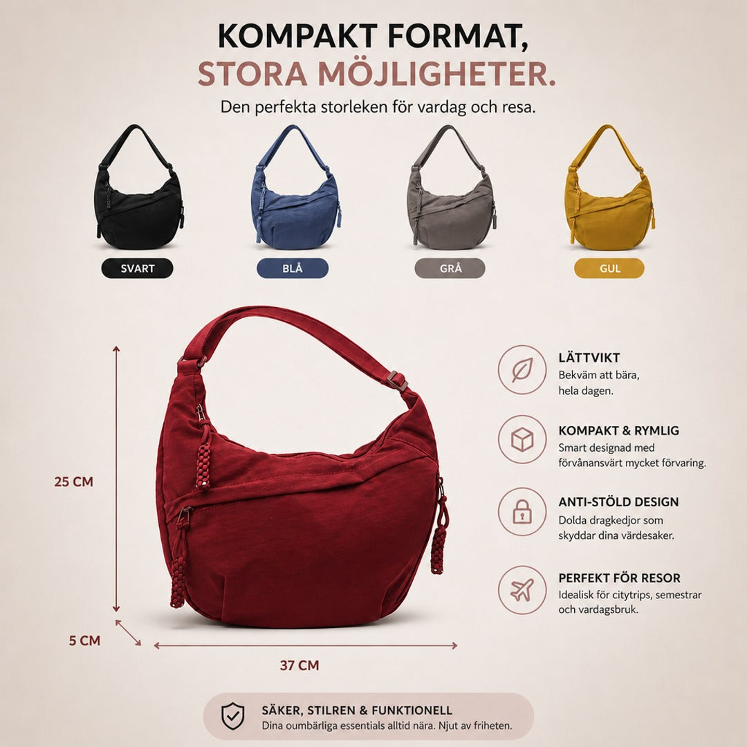 Kompakt format med stora möjligheter – 37x25x5 cm