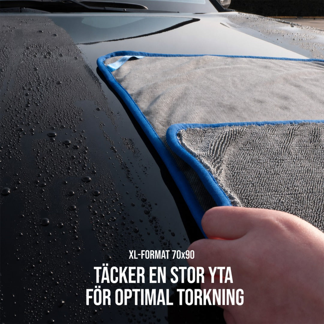 XL-format 70x90 täcker en stor yta