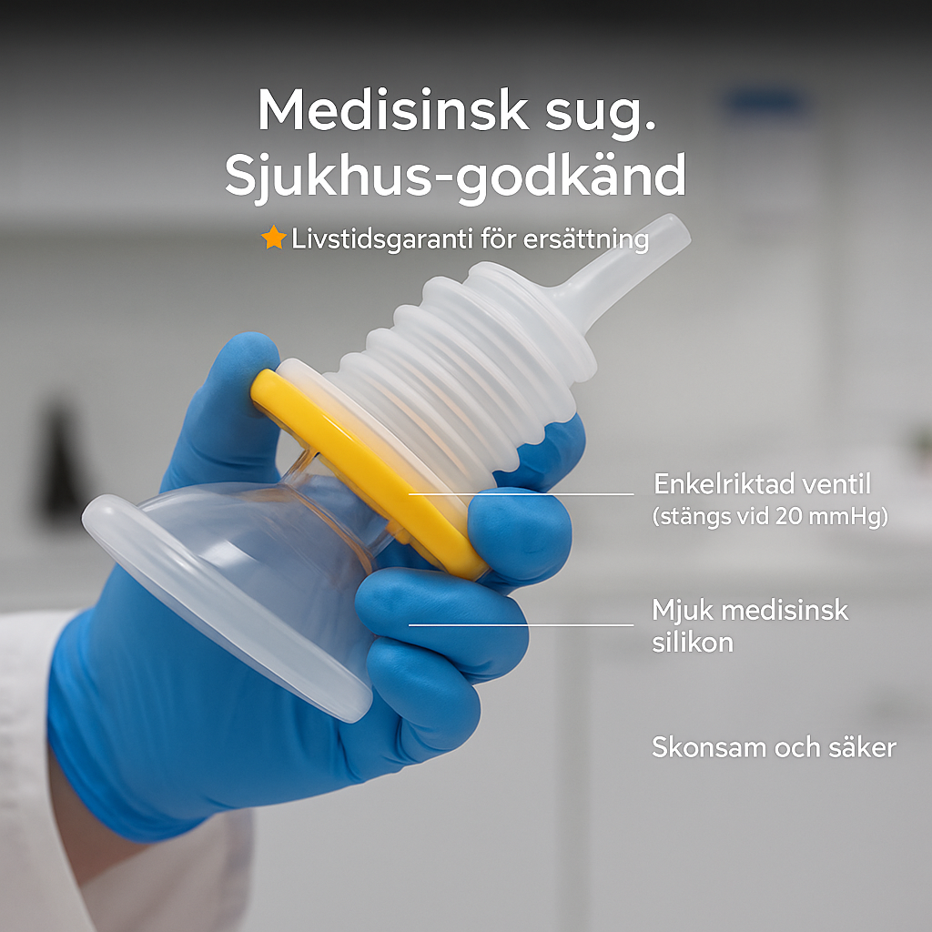 Medicinsk sug — sjukhusgodkänd