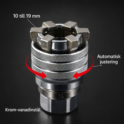 Universalhylsa 10–19 mm – självjusterande