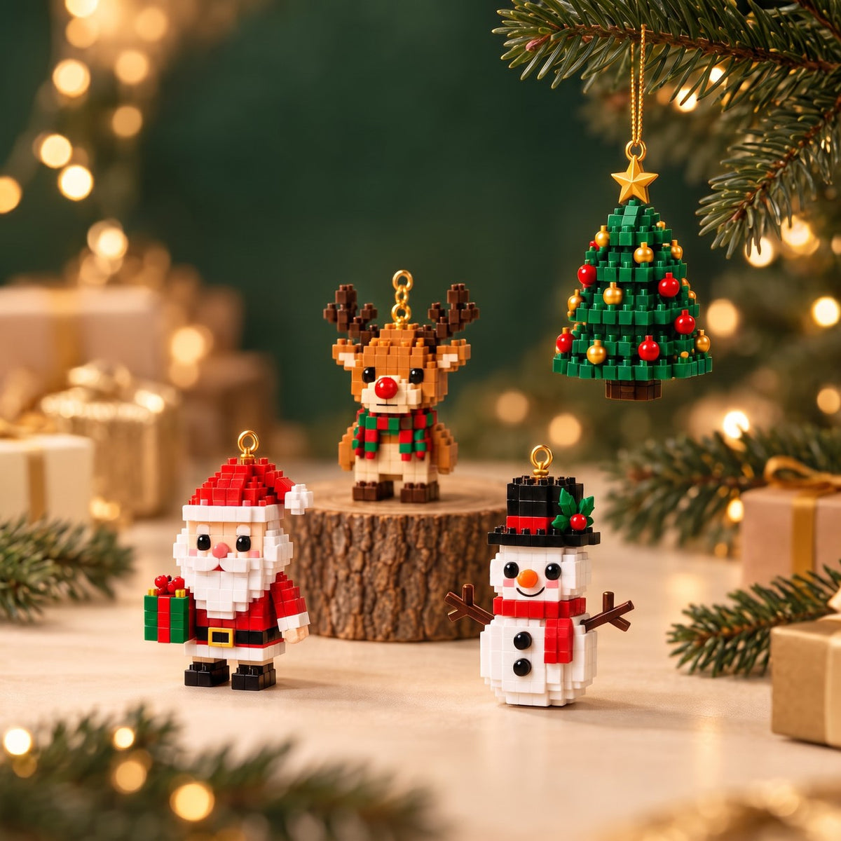 Mini-julkalender med byggklossar – 24 julfigurer du bygger själv