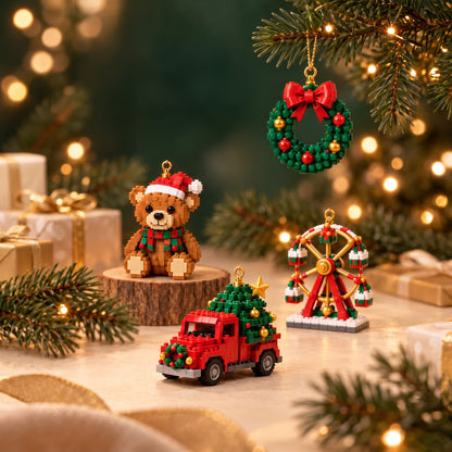 Mini-julkalender med byggklossar – 24 julfigurer du bygger själv