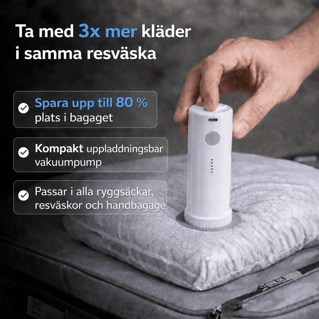 Ta med 3x mer kläder i samma resväska